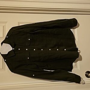 Banana Republic Long Sleeve Dress Shirt, size M, olive